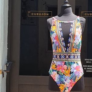 LA BLANCA Tropicali One Piece Swimsuit